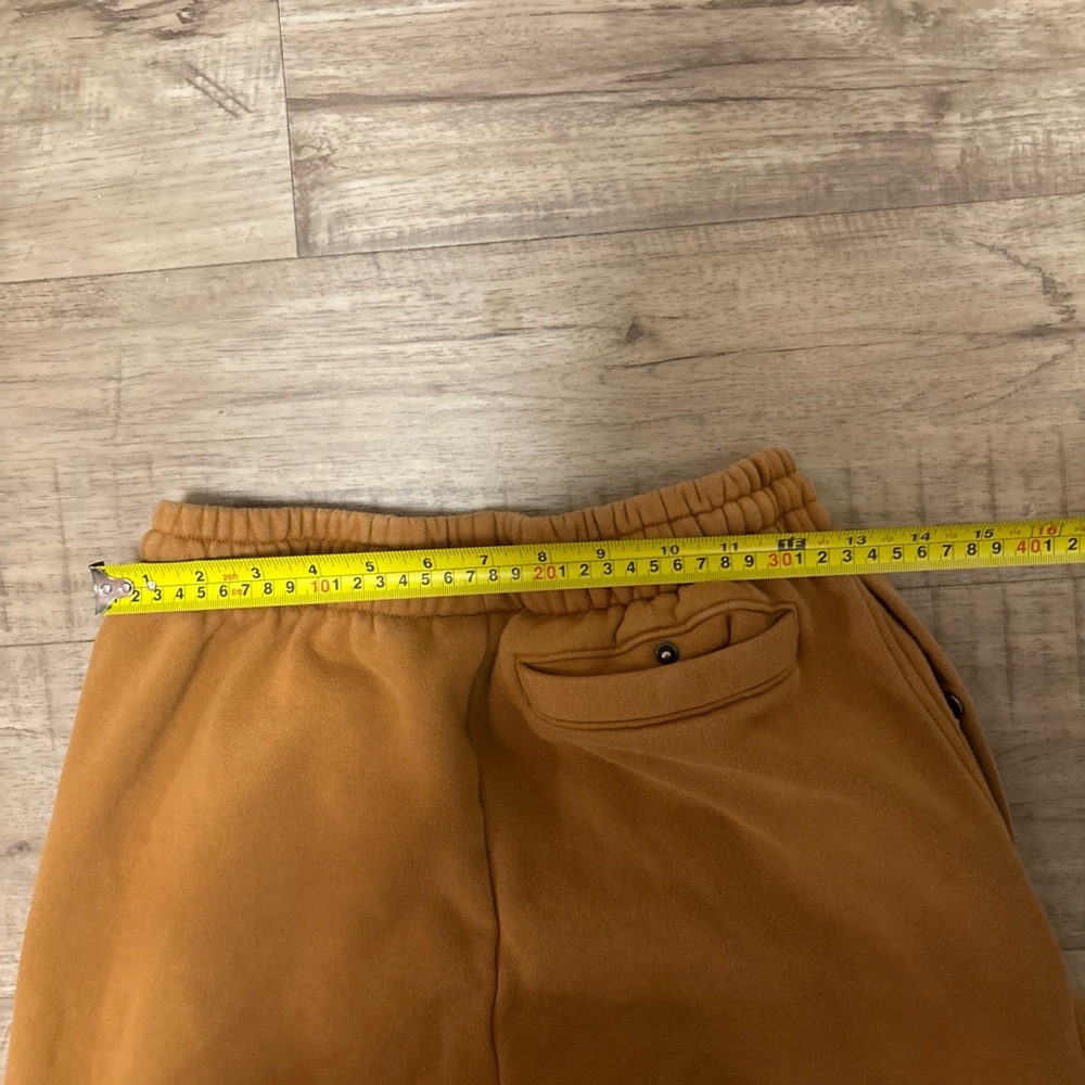 Champion X Timberland Joggers Size Small Brown  Big Logos Spellout MENS - Picture 9 of 13